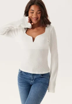 Structured V-Neck Top