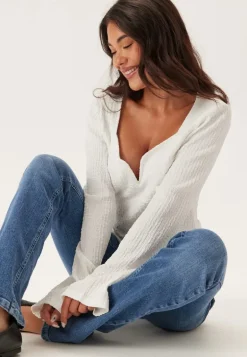 Structured V-Neck Top