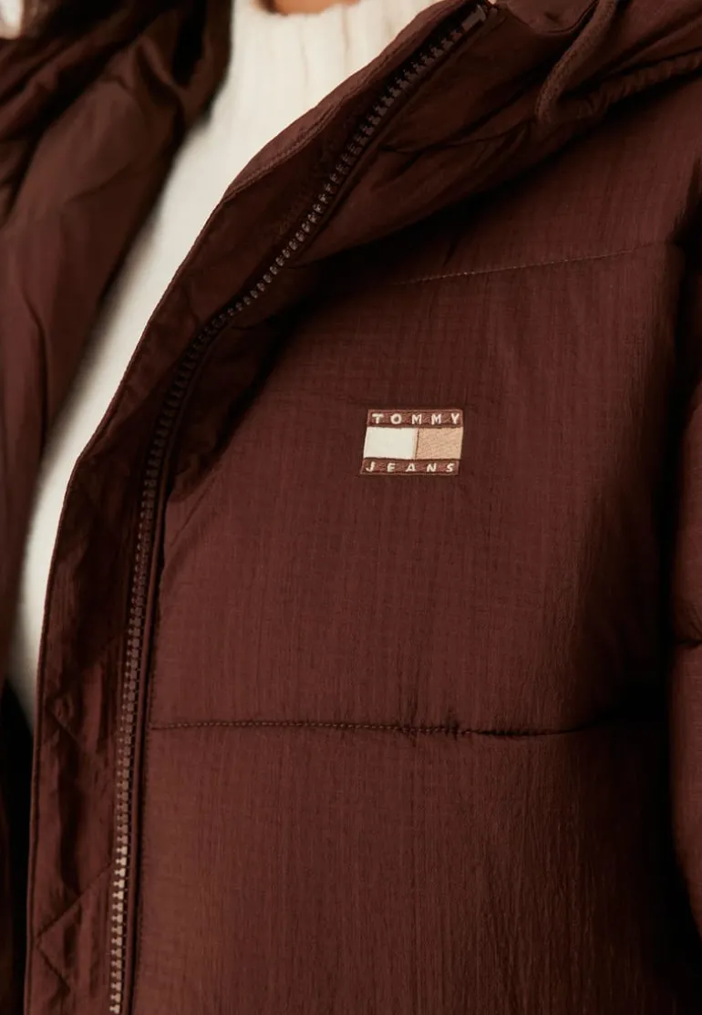 Tjw Hooded Midi Puffer Jacket