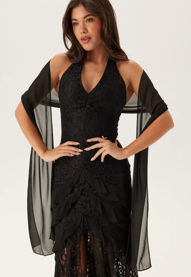 Tommy Halter Neck Lace Maxi