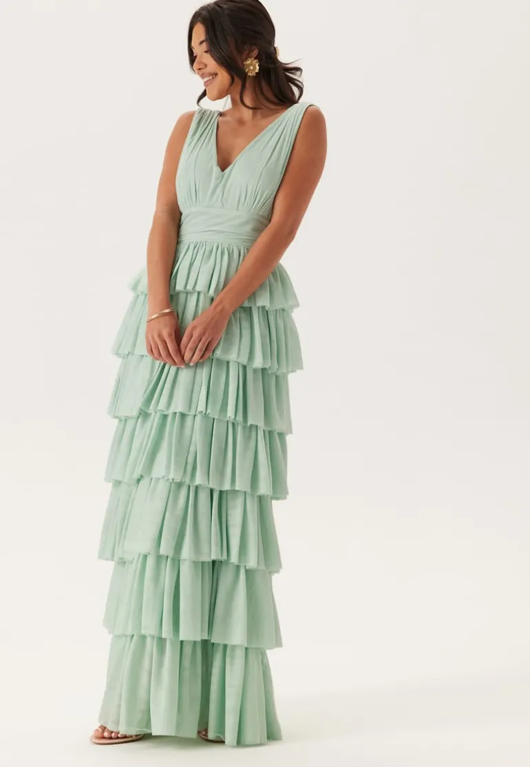 Tulle Frill Gown