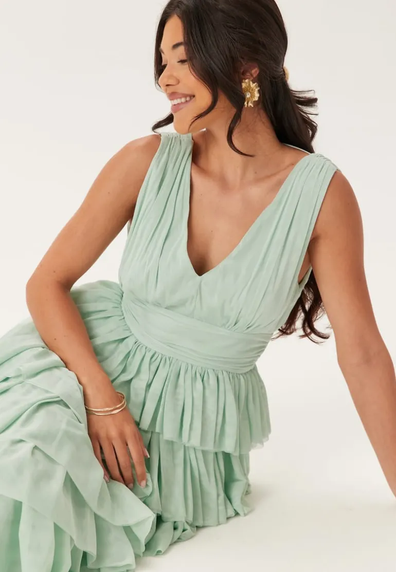 Tulle Frill Gown