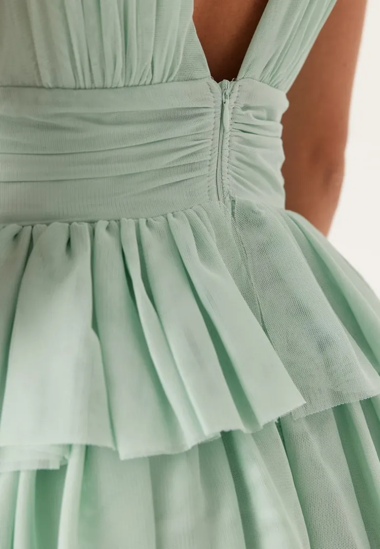 Tulle Frill Gown