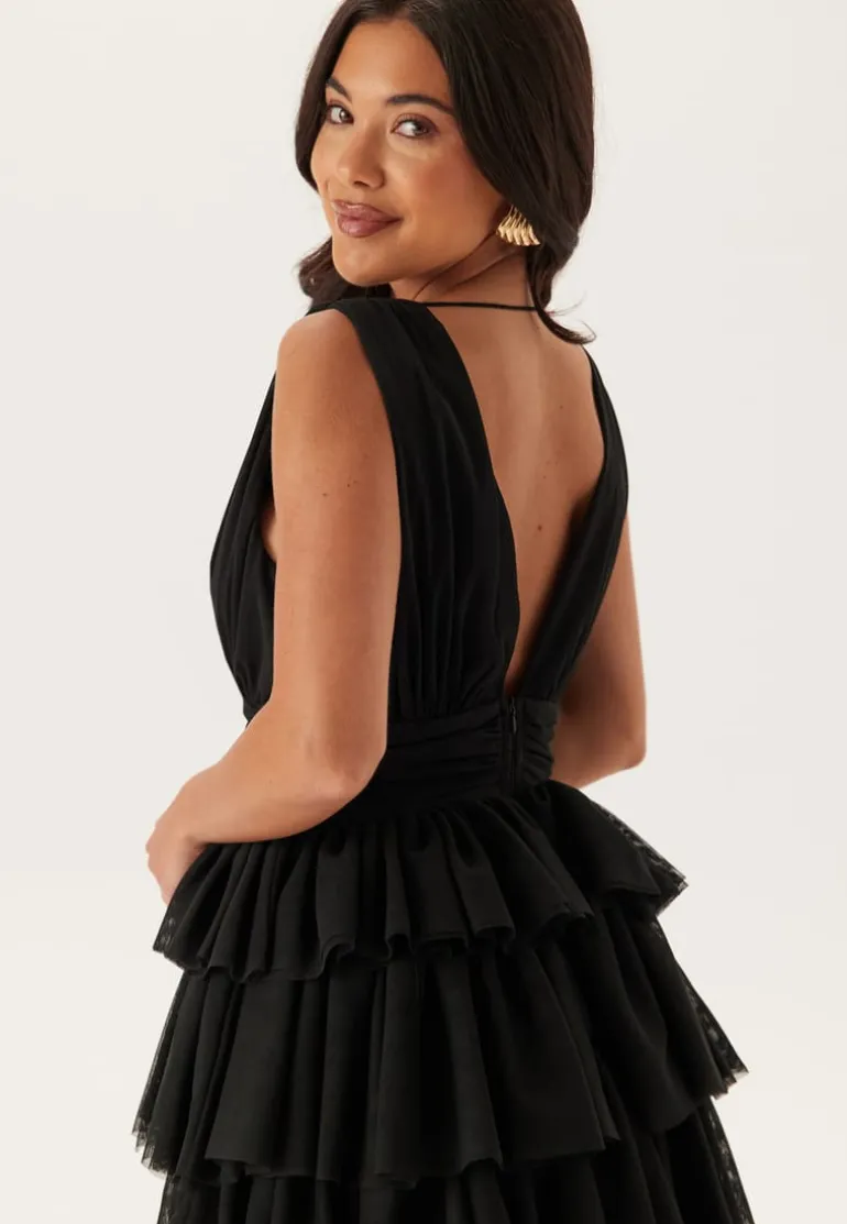 Tulle Frill Gown