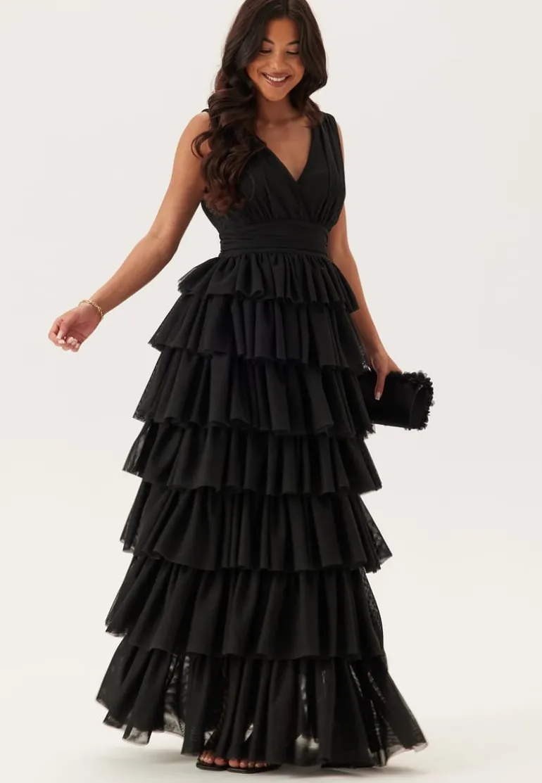 Tulle Frill Gown