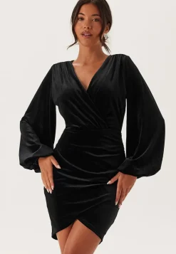 Velvet Wrap Dress