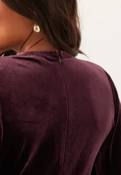 Velvet Wrap Dress