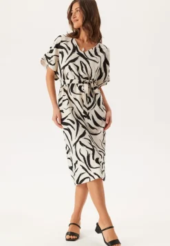 Viclo V-neck 2/4 MIDI DRESS M