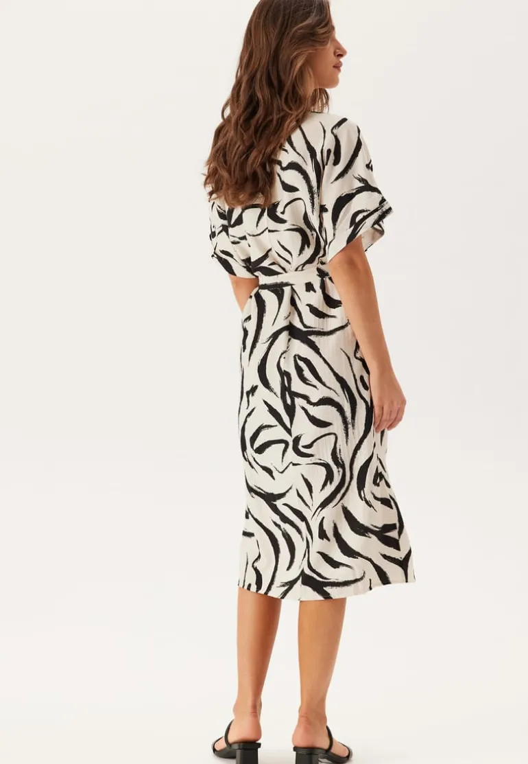 Viclo V-neck 2/4 MIDI DRESS M