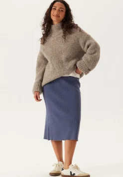 Vicomfy A-Line Knit Skirt
