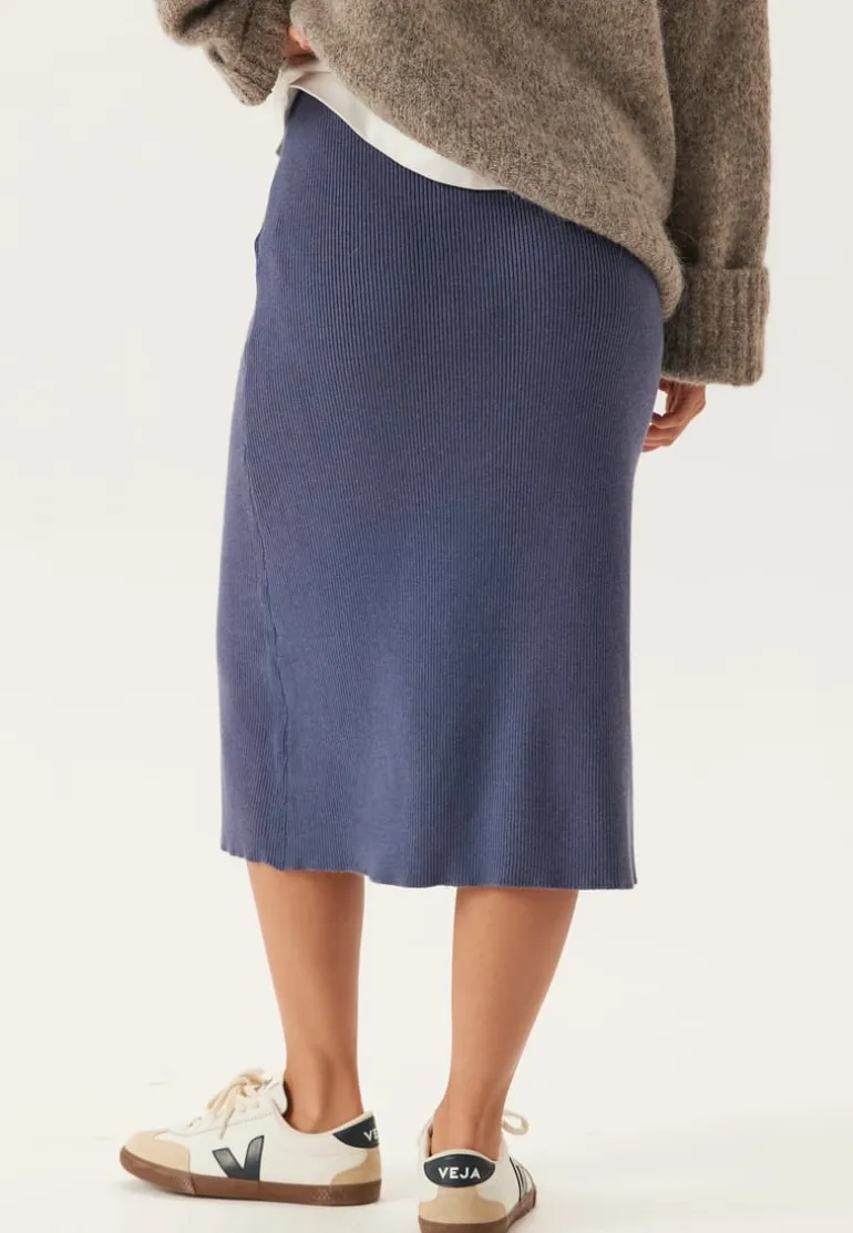 Vicomfy A-Line Knit Skirt