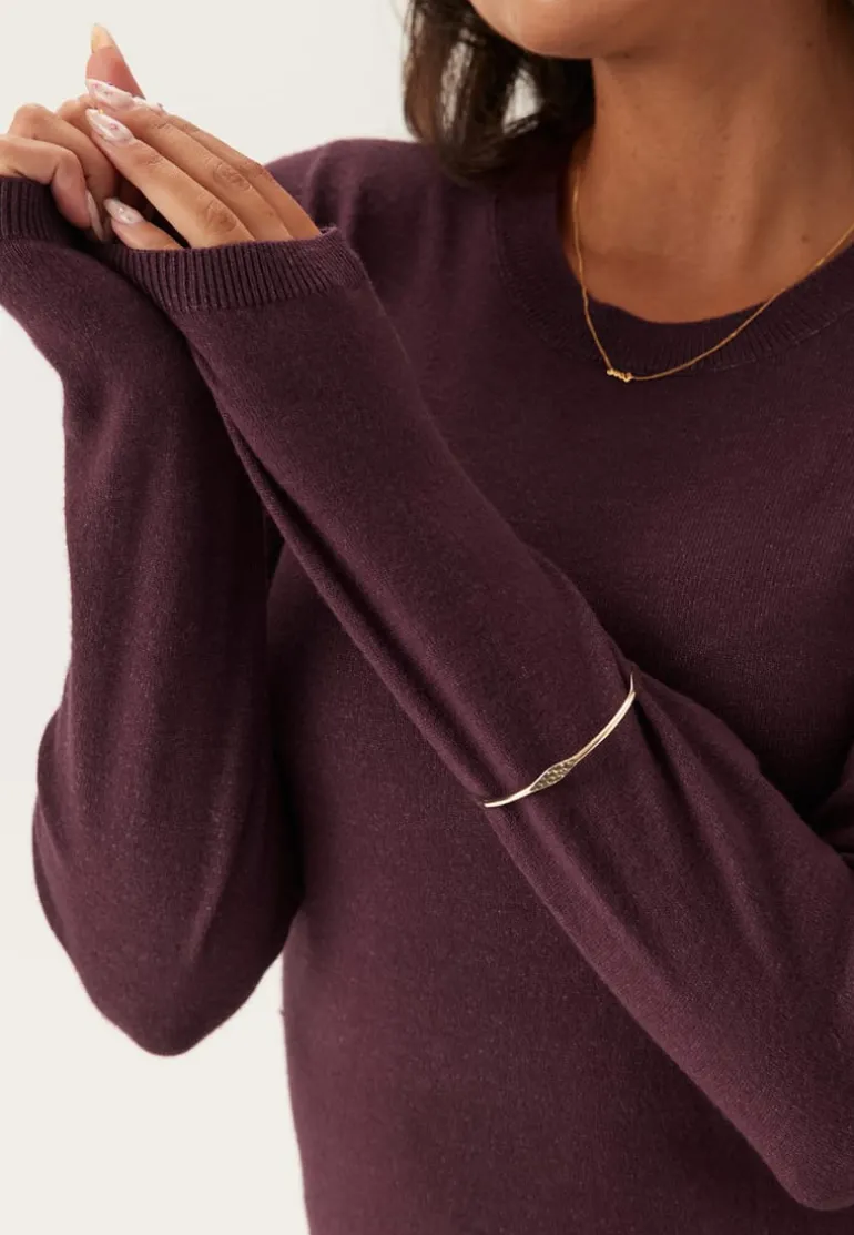 Vicomfy A-line O-neck Knit Dre