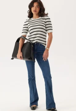 Vidalo O-neck S/S STRIPE KNIT_