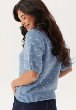 Vidottie 2/4 SLEEVE KNIT TOP S