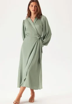 Vienna Ravenna L/S Ankle Wrap Dress