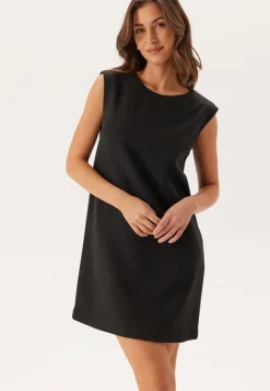 Vigery O-neck S/L SHORT DRESS