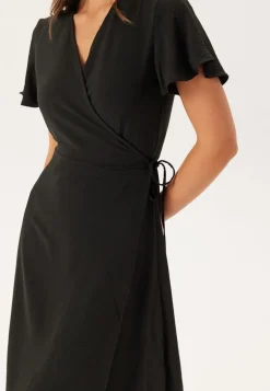 Vilovie S/S Wrap Midi Dress