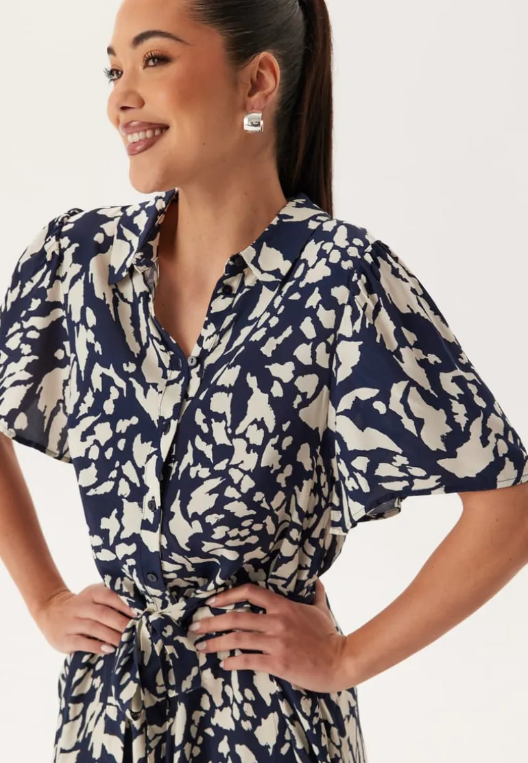 Vilullu S/S KNEE SHIRT DRESS K