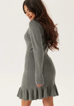 Vinorthy O-neck L/S FRILL KNIT