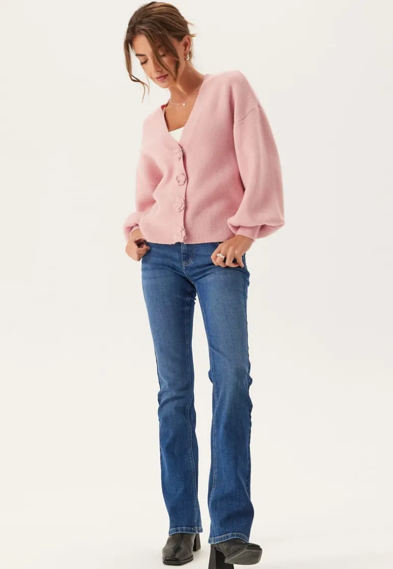 Viradia L/S ROSE CARDIGAN ROSE