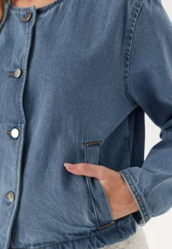 Vireba L/S O-NECK DENIM JACKET