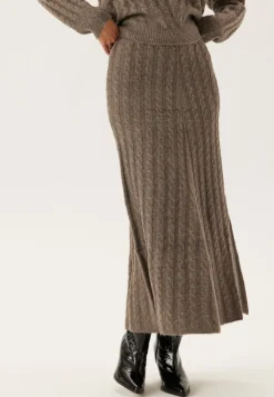 Virelli Ankle Cable Knit Skirt