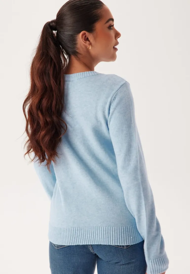 Viril O-neck L/S Knit Top
