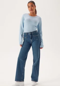 Viril O-neck L/S Knit Top