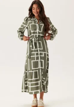 Viscose Long Sleeve Dress