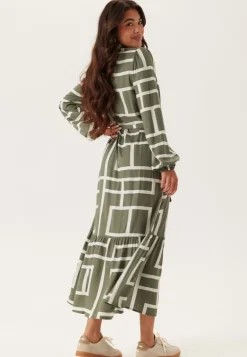 Viscose Long Sleeve Dress