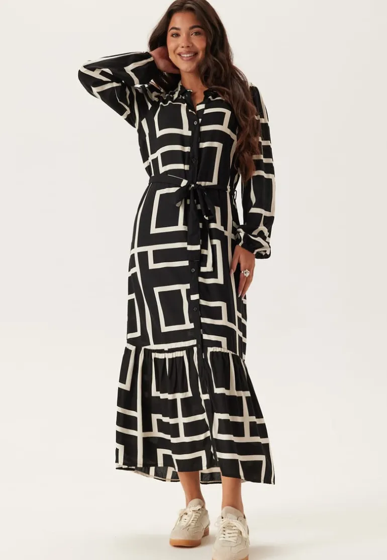 Viscose Long Sleeve Dress