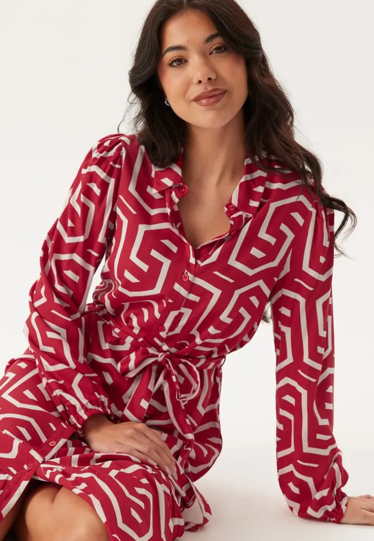 Viscose Long Sleeve Dress