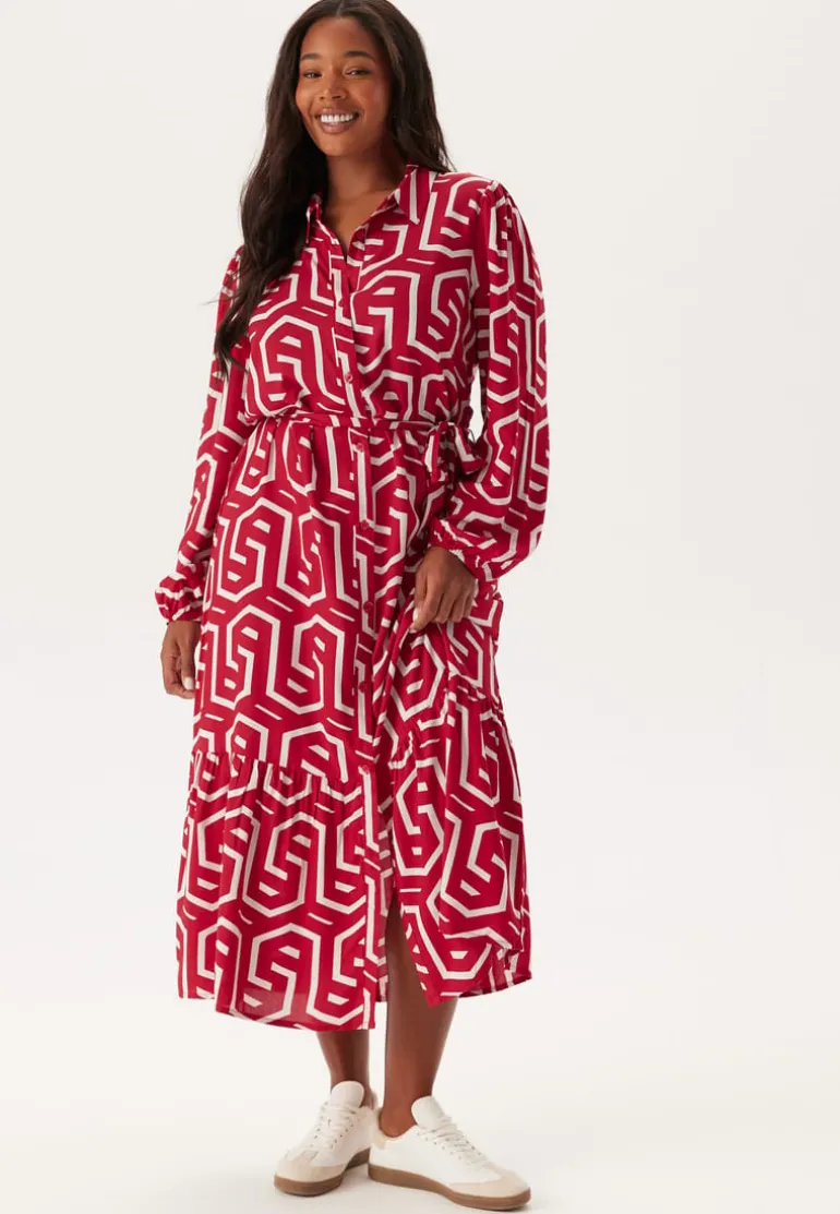 Viscose Long Sleeve Dress