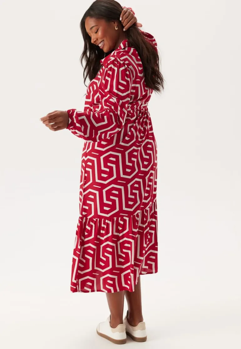 Viscose Long Sleeve Dress