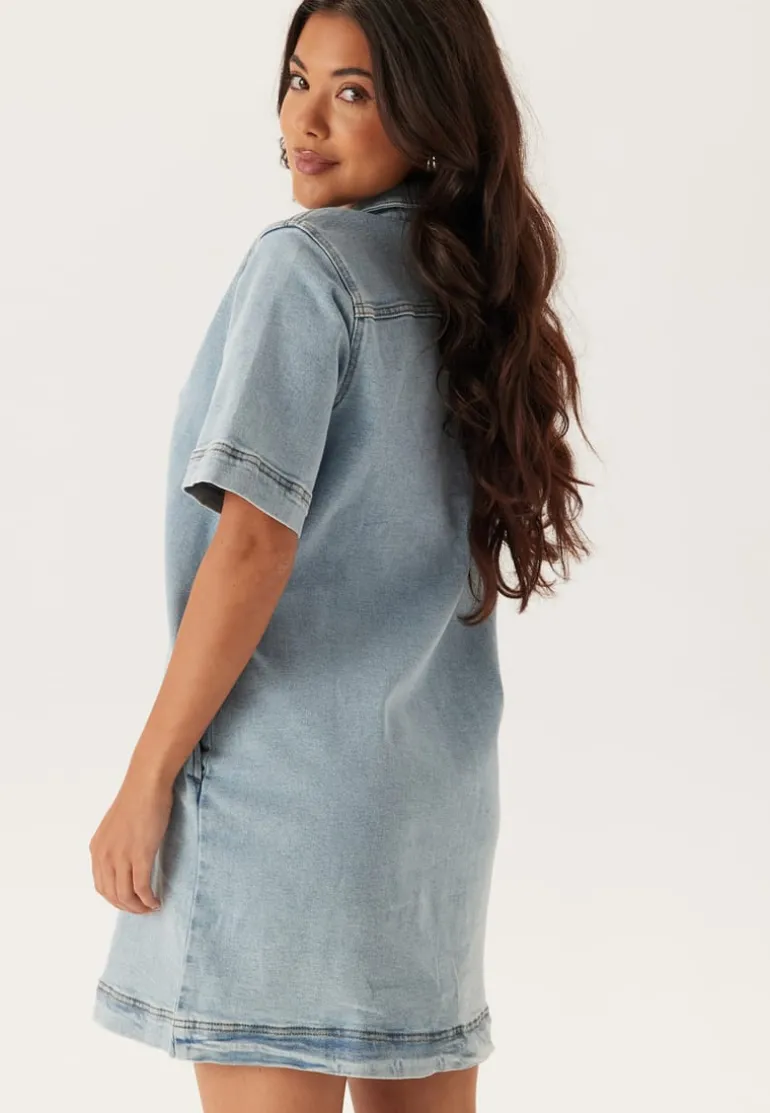 Visol 2/4 SLEEVE BUTTON DRESS