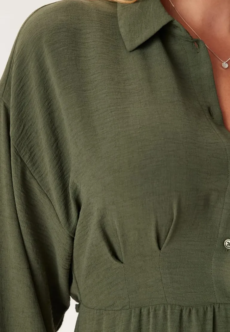 Visurashil L/S SHIRT DRESS SHI