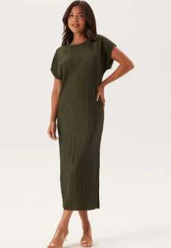 Vitahlia O-neck C/S MIDI DRESS