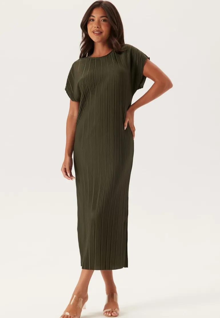 Vitahlia O-neck C/S MIDI DRESS
