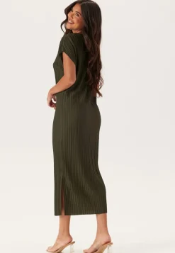 Vitahlia O-neck C/S MIDI DRESS