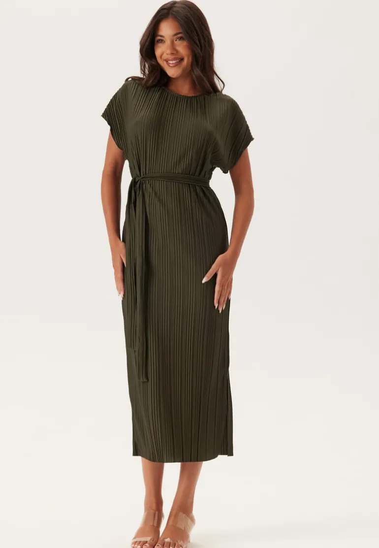 Vitahlia O-neck C/S MIDI DRESS