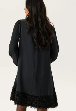 Viveer O-neck L/S SHORT DRESS