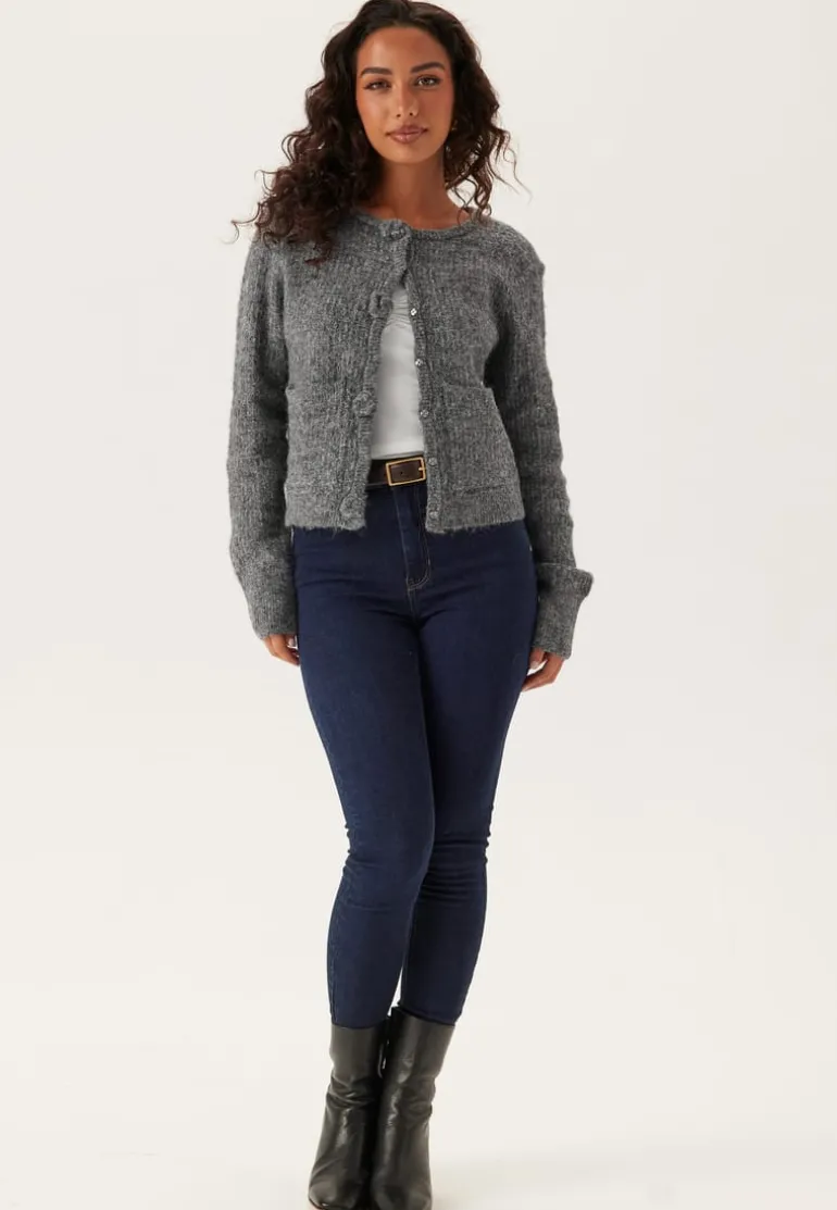 Vmblossom Ls O-neck Cardigan