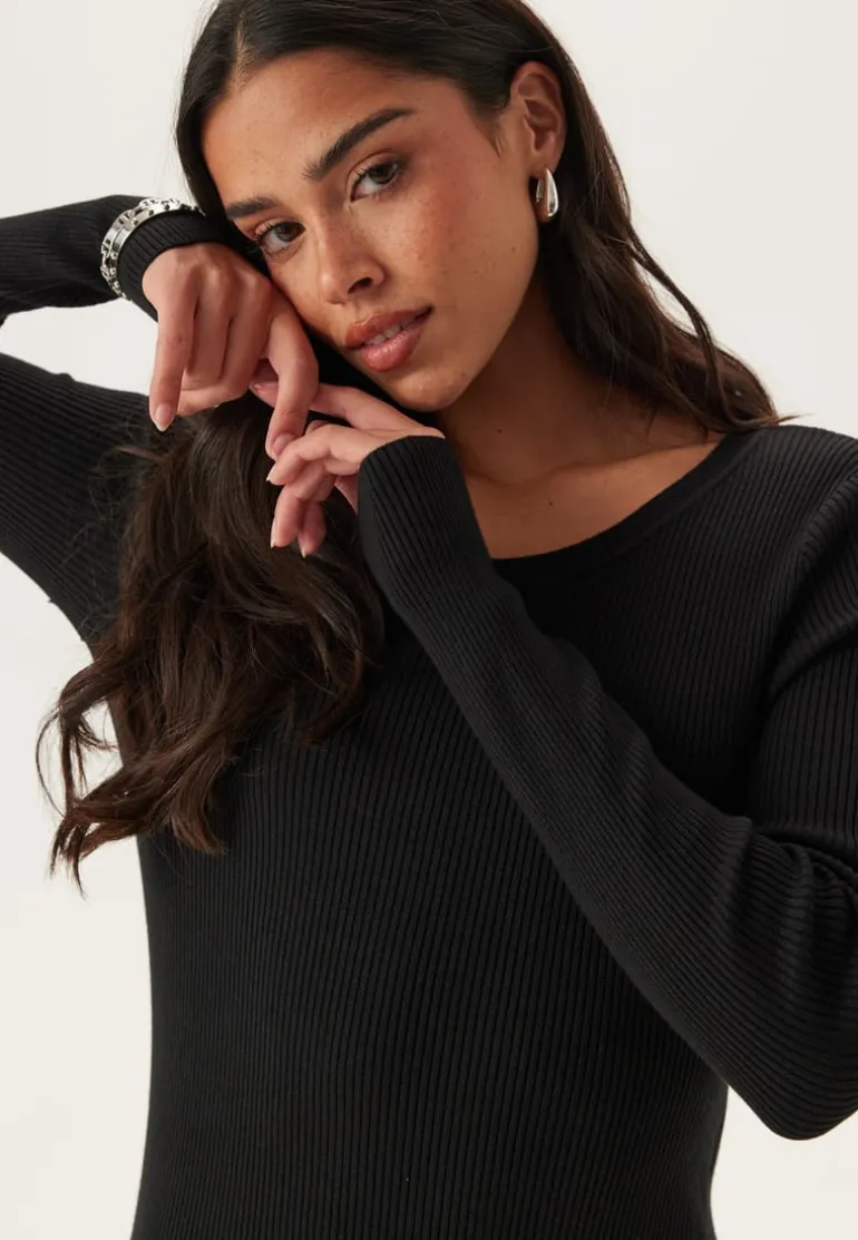 Vmgizelle Ls O-neck Blk Dress