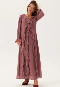 Vmholly Ls Flounce Ankle Dress