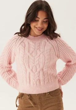 Vmjada Ls O-neck Cable Pullover