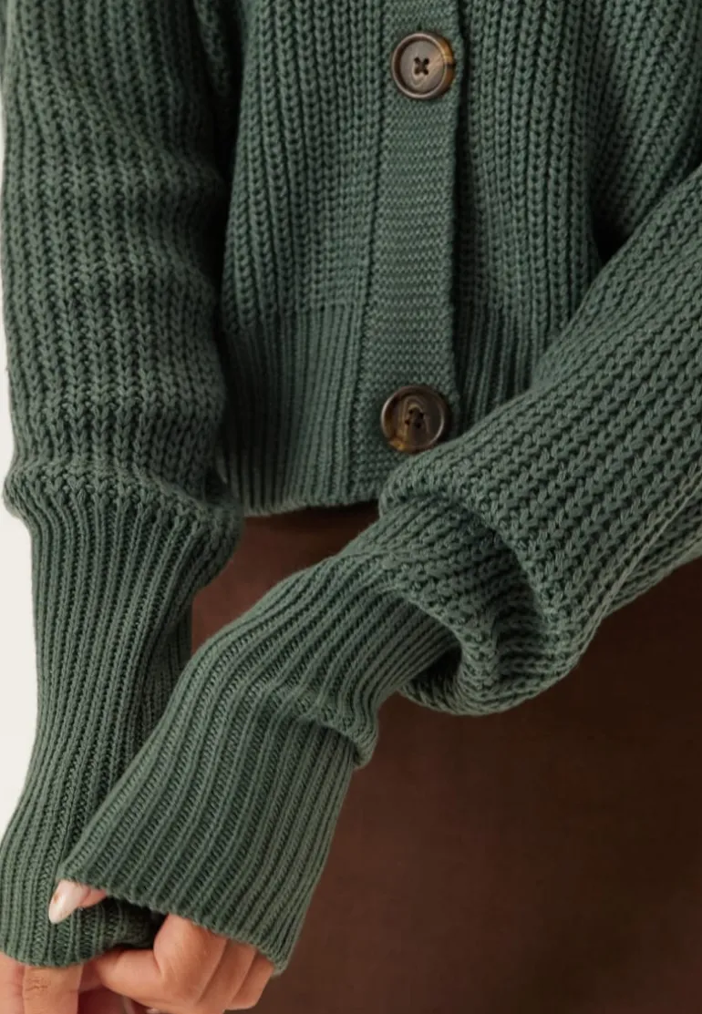 Vmlea LS V-Neck Cuff Cardigan