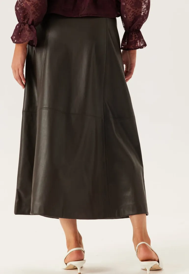 Vmolive Hw Coated Ankle Skirt