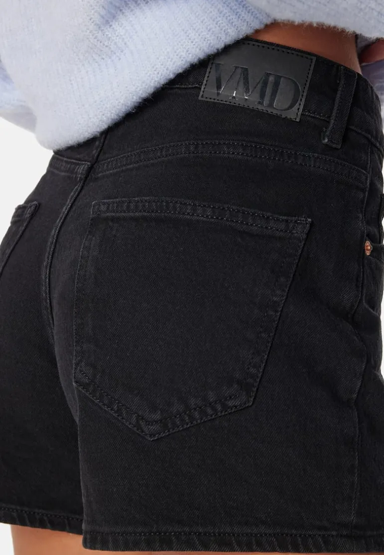 Vmtess mid rise short denim shorts