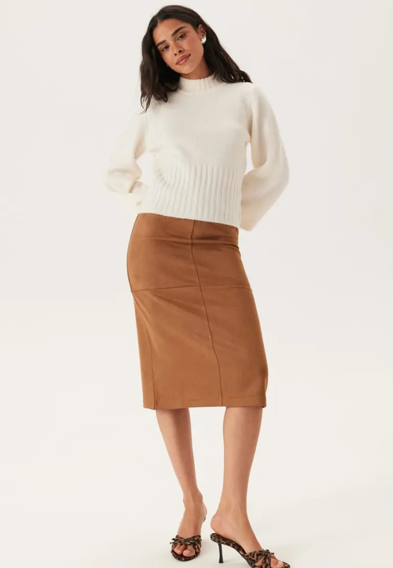 Volume Sleeve Knitted Sweater