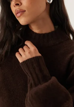 Volume Sleeve Knitted Sweater